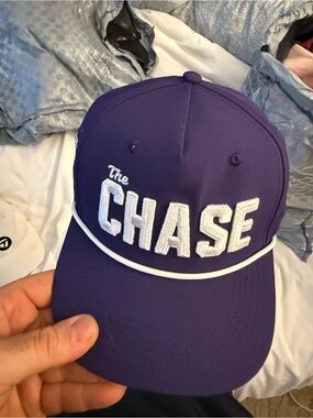 The CHASE Embroidered Purple Cap